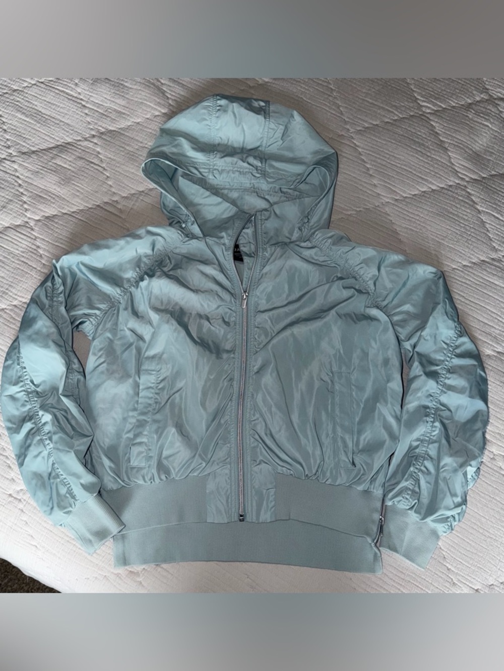 Athleta Jet Set Bomber Medium Petite EUC